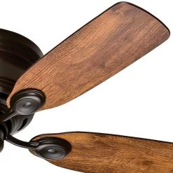 Low Profile IV 42 in. Indoor New Bronze Ceiling Fan by Hunter -Hunter Sales new bronze hunter ceiling fans without lights 51061 a0 1000