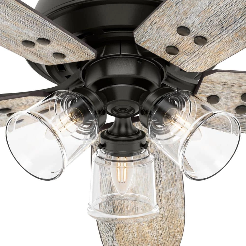 Deermont 52 in. LED Indoor Noble Bronze Ceiling Fan with Light and Remote Control by Hunter 7 Deermont 52 in. LED Indoor Noble Bronze Ceiling Fan with Light and Remote Control by Hunter - Image 5