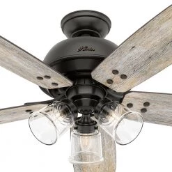 Deermont 52 in. LED Indoor Noble Bronze Ceiling Fan with Light and Remote Control by Hunter 19 Deermont 52 in. LED Indoor Noble Bronze Ceiling Fan with Light and Remote Control by Hunter -Hunter Sales noble bronze hunter ceiling fans with lights 50499 c3 1000