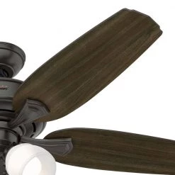 Channing II 52 in. LED Indoor Noble Bronze Ceiling Fan with Light Kit by Hunter -Hunter Sales noble bronze hunter ceiling fans with lights 50508 1d 1000