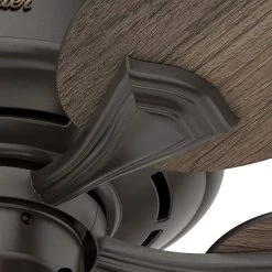 Channing II 52 in. LED Indoor Noble Bronze Ceiling Fan with Light Kit by Hunter -Hunter Sales noble bronze hunter ceiling fans with lights 50508 44 1000