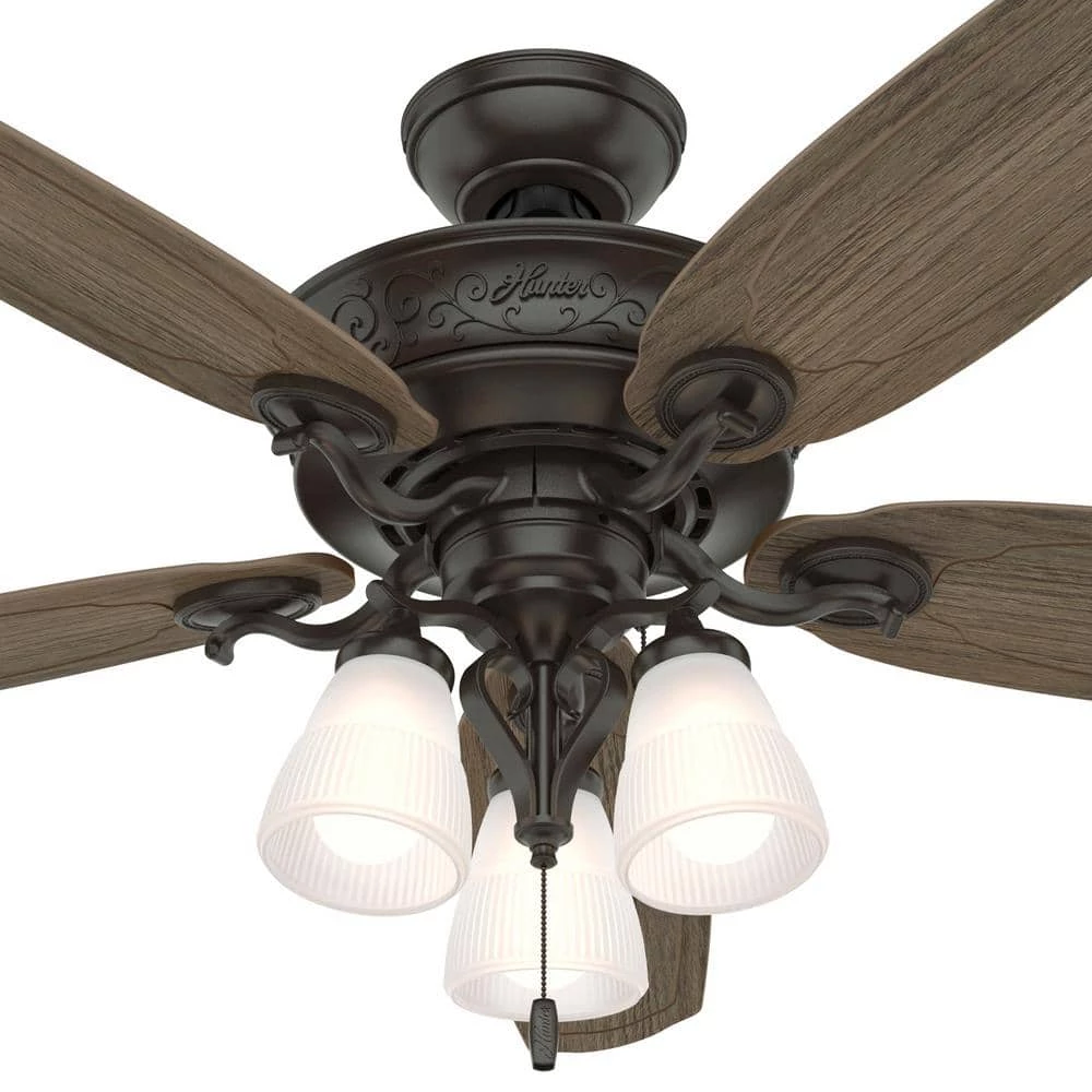 Osbourne 54 in. LED Indoor Noble Bronze Ceiling Fan with Light Kit by Hunter 13 Osbourne 54 in. LED Indoor Noble Bronze Ceiling Fan with Light Kit by Hunter - Image 11
