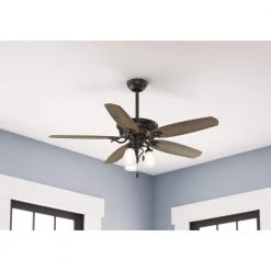 Osbourne 54 in. LED Indoor Noble Bronze Ceiling Fan with Light Kit by Hunter 22 Osbourne 54 in. LED Indoor Noble Bronze Ceiling Fan with Light Kit by Hunter -Hunter Sales noble bronze hunter ceiling fans with lights 50636 c3 1000