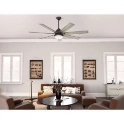 Whittington 70 in. LED Indoor Noble Bronze Ceiling Fan with Light and Remote by Hunter -Hunter Sales noble bronze hunter ceiling fans with lights 51185 40 1000