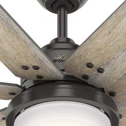 Whittington 70 in. LED Indoor Noble Bronze Ceiling Fan with Light and Remote by Hunter -Hunter Sales noble bronze hunter ceiling fans with lights 51185 44 1000