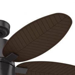 Amaryllis 52 in. Indoor/Outdoor Noble Bronze Ceiling Fan with Light Kit and Remote by Hunter 18 Amaryllis 52 in. Indoor/Outdoor Noble Bronze Ceiling Fan with Light Kit and Remote by Hunter -Hunter Sales noble bronze hunter ceiling fans with lights 51191 1d 1000