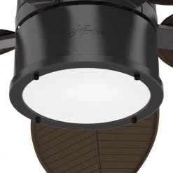 Amaryllis 52 in. Indoor/Outdoor Noble Bronze Ceiling Fan with Light Kit and Remote by Hunter 19 Amaryllis 52 in. Indoor/Outdoor Noble Bronze Ceiling Fan with Light Kit and Remote by Hunter -Hunter Sales noble bronze hunter ceiling fans with lights 51191 66 1000