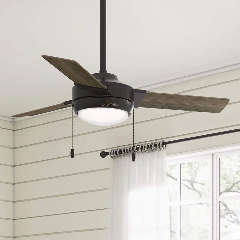 Mesquite 44 in. Indoor Noble Bronze Ceiling Fan with Light Kit by Hunter 4 Mesquite 44 in. Indoor Noble Bronze Ceiling Fan with Light Kit by Hunter - Image 2