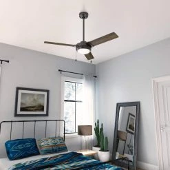 Mesquite 52 in. Indoor Noble Bronze Ceiling Fan with Light Kit by Hunter -Hunter Sales noble bronze hunter ceiling fans with lights 51312 40 1000