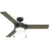 Mesquite 52 in. Indoor Noble Bronze Ceiling Fan with Light Kit by Hunter -Hunter Sales noble bronze hunter ceiling fans with lights 51312 64 1000