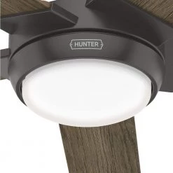 Byhalia 52 in. Indoor Noble Bronze Ceiling Fan with Light and Remote Control by Hunter -Hunter Sales noble bronze hunter ceiling fans with lights 51418 1d 1000