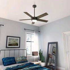 Byhalia 52 in. Indoor Noble Bronze Ceiling Fan with Light and Remote Control by Hunter -Hunter Sales noble bronze hunter ceiling fans with lights 51418 40 1000