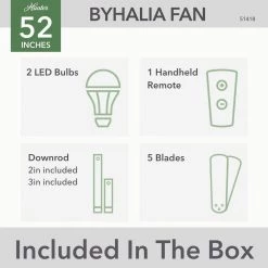 Byhalia 52 in. Indoor Noble Bronze Ceiling Fan with Light and Remote Control by Hunter -Hunter Sales noble bronze hunter ceiling fans with lights 51418 c3 1000