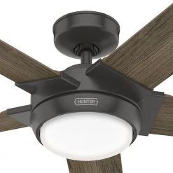 Byhalia 52 in. Indoor Noble Bronze Ceiling Fan with Light and Remote Control by Hunter -Hunter Sales noble bronze hunter ceiling fans with lights 51418 fa 1000