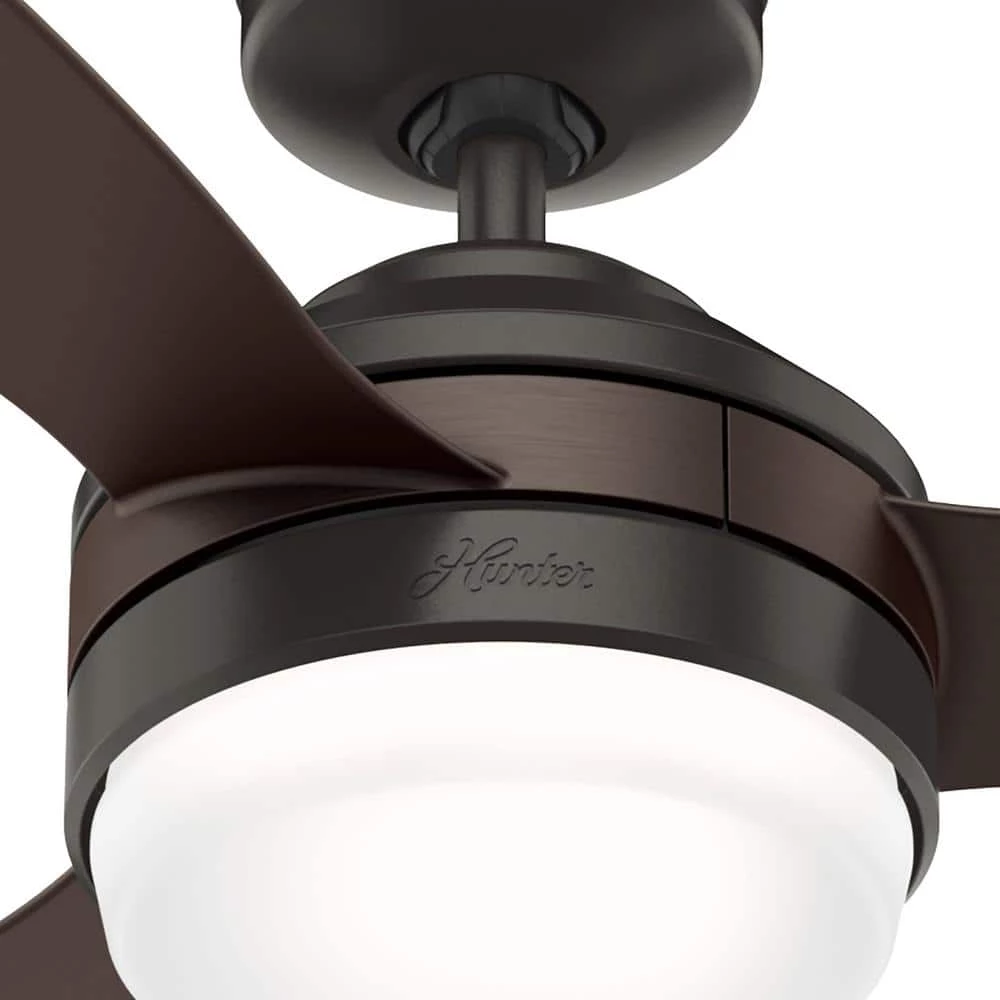 Trillium 60 in. Indoor Noble Bronze Ceiling Fan with Light and Remote Control by Hunter 13 Trillium 60 in. Indoor Noble Bronze Ceiling Fan with Light and Remote Control by Hunter - Image 11