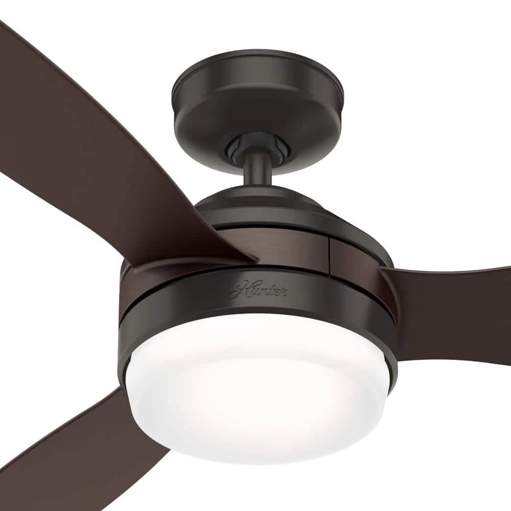Trillium 60 in. Indoor Noble Bronze Ceiling Fan with Light and Remote Control by Hunter 14 Trillium 60 in. Indoor Noble Bronze Ceiling Fan with Light and Remote Control by Hunter - Image 12