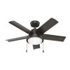 Seawall 44 in. Outdoor Noble Bronze Ceiling Fan with Light Kit by Hunter -Hunter Sales noble bronze hunter ceiling fans with lights 51441 64 1000