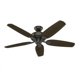 Channing 54 in. LED Indoor Easy Install Noble Bronze Ceiling Fan with HunterExpress Feature Set and Remote -Hunter Sales noble bronze hunter ceiling fans with lights 53366 d4 1000