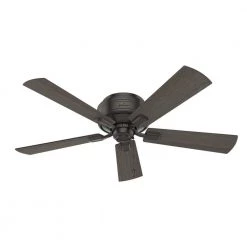 Crestfield 52 in. LED Indoor Low Profile Noble Bronze Ceiling Fan with 3-Light Kit by Hunter 21 Crestfield 52 in. LED Indoor Low Profile Noble Bronze Ceiling Fan with 3-Light Kit by Hunter -Hunter Sales noble bronze hunter ceiling fans with lights 54208 77 1000
