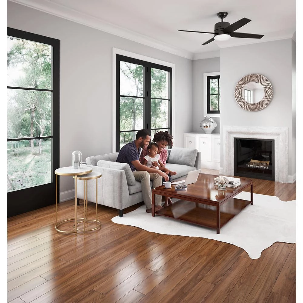 Advocate 54 in. Integrated LED Indoor Noble Bronze Ceiling Fan with Light Kit and Remote by Hunter 5 Advocate 54 in. Integrated LED Indoor Noble Bronze Ceiling Fan with Light Kit and Remote by Hunter - Image 3