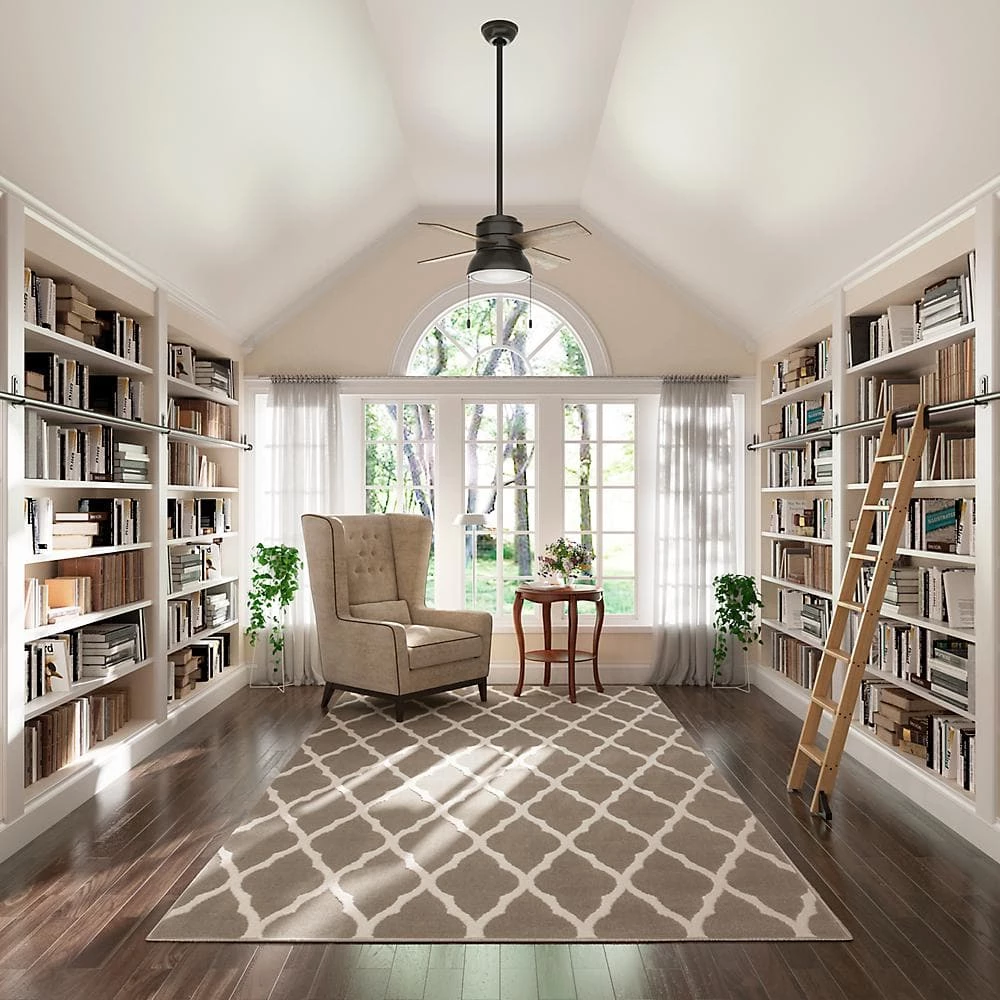 Loki 36 in. Integrated LED Indoor Noble Bronze Ceiling Fan with Light Kit by Hunter 12 Loki 36 in. Integrated LED Indoor Noble Bronze Ceiling Fan with Light Kit by Hunter - Image 10