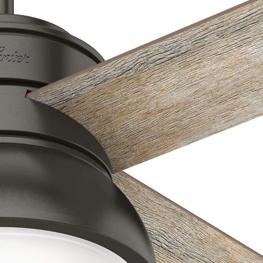 Loki 36 in. Integrated LED Indoor Noble Bronze Ceiling Fan with Light Kit by Hunter 9 Loki 36 in. Integrated LED Indoor Noble Bronze Ceiling Fan with Light Kit by Hunter - Image 7