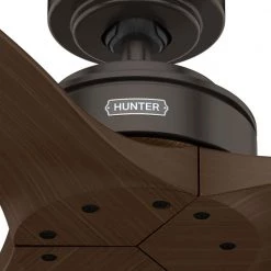 Woodfield 52 in. Indoor Noble Bronze Ceiling Fan with Wall Switch by Hunter -Hunter Sales noble bronze hunter ceiling fans without lights 51414 1f 1000