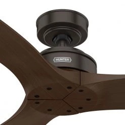 Woodfield 52 in. Indoor Noble Bronze Ceiling Fan with Wall Switch by Hunter -Hunter Sales noble bronze hunter ceiling fans without lights 51414 fa 1000