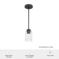 Hartland 1 Light Noble Bronze Jar Pendant Kitchen Light by Hunter -Hunter Sales noble bronze hunter chandeliers 19013 a0 1000