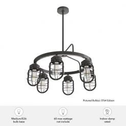 Starklake 6 Light Noble Bronze Circular Chandelier Kitchen Light by Hunter 13 Starklake 6 Light Noble Bronze Circular Chandelier Kitchen Light by Hunter -Hunter Sales noble bronze hunter chandeliers 19041 a0 1000