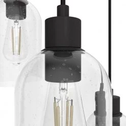 Lochemeade 3 Light Noble Bronze Waterfall Chandelier with Clear Seeded Glass Shades Kitchen Light by Hunter 13 Lochemeade 3 Light Noble Bronze Waterfall Chandelier with Clear Seeded Glass Shades Kitchen Light by Hunter -Hunter Sales noble bronze hunter chandeliers 19136 a0 1000