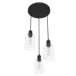 Lochemeade 3 Light Noble Bronze Waterfall Chandelier with Clear Seeded Glass Shades Kitchen Light by Hunter 17 Lochemeade 3 Light Noble Bronze Waterfall Chandelier with Clear Seeded Glass Shades Kitchen Light by Hunter -Hunter Sales noble bronze hunter chandeliers 19136 c3 1000