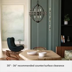 Stone Creek 6 Light Noble Bronze Island Pendant Light Dining Room Light by Hunter -Hunter Sales noble bronze hunter chandeliers 19224 c3 1000