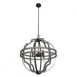 Stone Creek 8 Light Noble Bronze Island Pendant Light Dining Room Light by Hunter -Hunter Sales noble bronze hunter chandeliers 19226 4f 1000
