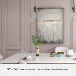 Klein 1-Light Noble Bronze Island Pendant Light with Clear Glass Shade by Hunter -Hunter Sales noble bronze hunter chandeliers 19441 1d 1000