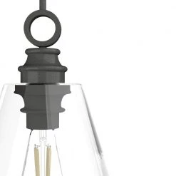 Klein 1-Light Noble Bronze Island Pendant Light with Clear Glass Shade by Hunter -Hunter Sales noble bronze hunter chandeliers 19441 a0 1000
