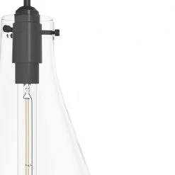 Lundin 1-Light Noble Bronze Bulb Pendant Light with Clear Glass Shade by Hunter -Hunter Sales noble bronze hunter chandeliers 19565 a0 1000