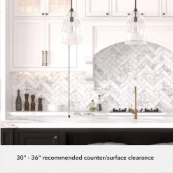 Dunshire 1-Light Noble Bronze Island Pendant Light with Clear Curved Vase Glass Shade by Hunter -Hunter Sales noble bronze hunter chandeliers 19650 66 1000