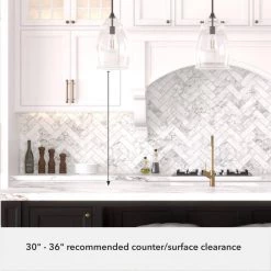 Dunshire 1-Light Noble Bronze Island Pendant Light with Clear Seeded Curved Vase Glass Shade by Hunter -Hunter Sales noble bronze hunter chandeliers 19651 66 1000