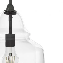 Dunshire 1-Light Noble Bronze Island Pendant Light with Clear Bell Glass Shade by Hunter -Hunter Sales noble bronze hunter chandeliers 19654 a0 1000