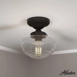 Hunter Sales -Hunter Sales noble bronze hunter flush mount lights 19114 e1 1000