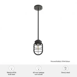 Starklake 1 Light Noble Bronze Mini Pendant Kitchen Light by Hunter -Hunter Sales noble bronze hunter pendant lights 19039 a0 1000