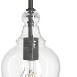 Maple Park 1 Light Noble Bronze Mini Pendent Light with Glass Shade Kitchen Light by Hunter -Hunter Sales noble bronze hunter pendant lights 19568 a0 1000