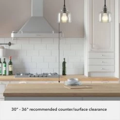 Dunshire 1-Light Noble Bronze Island Mini-Pendant Light with Clear Bell Glass Shade by Hunter 14 Dunshire 1-Light Noble Bronze Island Mini-Pendant Light with Clear Bell Glass Shade by Hunter -Hunter Sales noble bronze hunter pendant lights 19656 66 1000