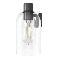 Lochemeade 28.5 in. 4 Light Noble Bronze Vanity Light with Clear Seeded Glass Shades Bathroom Light by Hunter 16 Lochemeade 28.5 in. 4 Light Noble Bronze Vanity Light with Clear Seeded Glass Shades Bathroom Light by Hunter -Hunter Sales noble bronze hunter vanity lighting 19713 77 1000