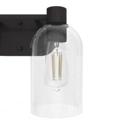 Lochemeade 12.5 in. 2 Light Noble Bronze Vanity Light with Clear Seeded Glass Shades Bathroom Light by Hunter 13 Lochemeade 12.5 in. 2 Light Noble Bronze Vanity Light with Clear Seeded Glass Shades Bathroom Light by Hunter -Hunter Sales noble bronze hunter vanity lighting 19780 a0 1000