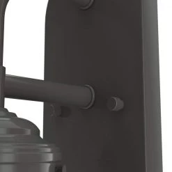 Starklake 5 in. Noble Bronze Damp rated Sconce Bathroom Light by Hunter -Hunter Sales noble bronze hunter wall sconces 19040 66 1000