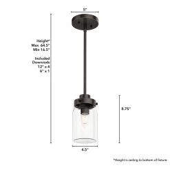 Devon Park 1 Light Onyx Bengal Jar Pendant Kitchen Light by Hunter -Hunter Sales onyx bengal hunter chandeliers 19008 1d 1000