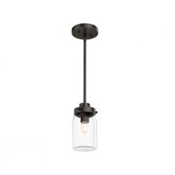 Devon Park 1 Light Onyx Bengal Jar Pendant Kitchen Light by Hunter