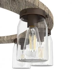 Devon Park 9 Light Onyx Bengal Wagonwheel Chandelier with Clear Glass Shades Kitchen Light by Hunter -Hunter Sales onyx bengal hunter chandeliers 19245 a0 1000